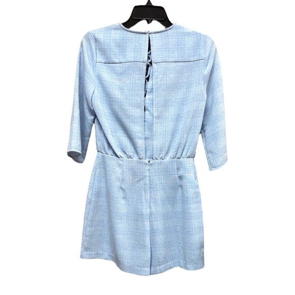 NEW Ali & Jay Women’s Weekend One Romper size S Blue Chambray - Picture 5 of 9
